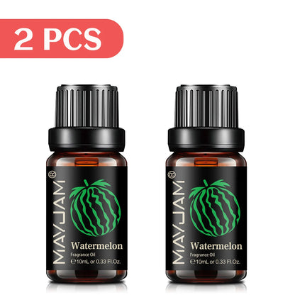 Blushimmer MAYJAM Fruit Essential Oil 10ml with Cherry, Banana, Papaya, Grape, Litchi, Guava, Kiwifruit, Pear, Fig scent for diffuser and candles.