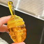Blushimmer organic beeswax honey lip balm in a jar, showing creamy, hydrating lip butter for dry, chapped lips.