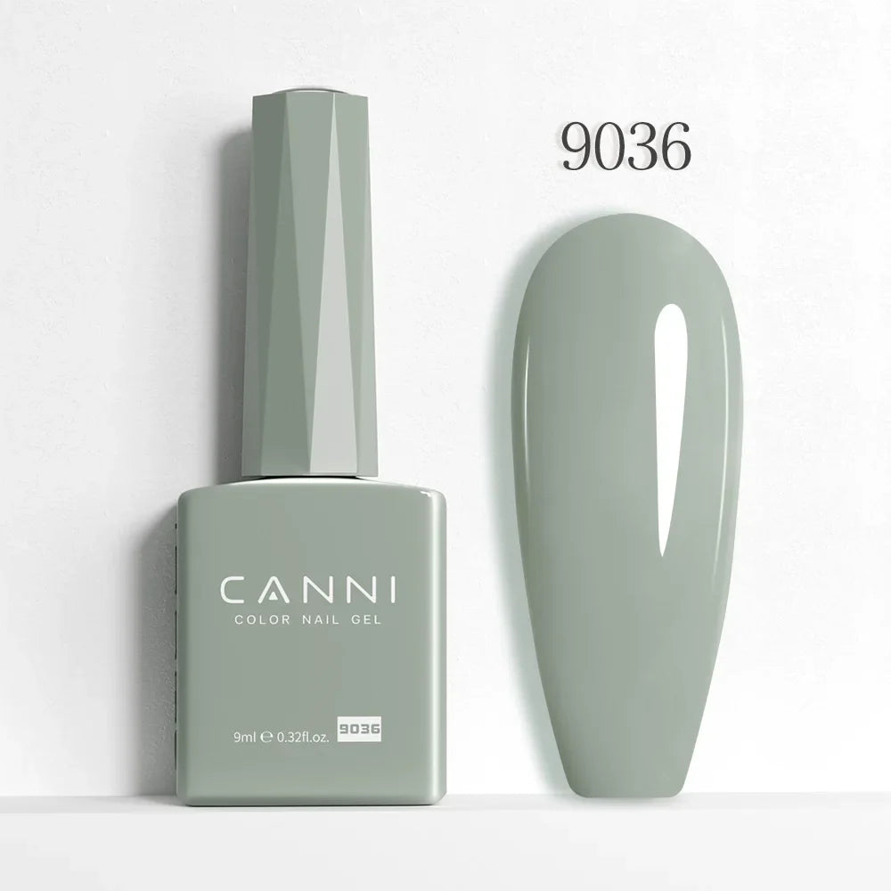 Blushimmer CANNI Hema Free Nail Gel Polish collection featuring semi-permanent red and nude jelly colors with long-lasting top coat, 9ml.