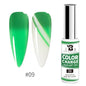 Blushimmer 5ML gold silver metallic nail gel polish with chrome mirror metal effect, UV LED semi-permanent French gel for nails.