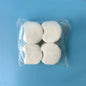 Disposable makeup cotton pads by Blushimmer, soft pearl notched design, ideal for facial cleansing and makeup removal.