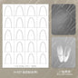 Kaniu Transparent Hollow French Nail Stickers Snowflake Starry Design Nail Art Decal Self-Adhesive Manicure Stencil Template