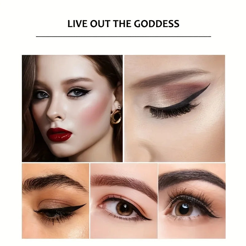 Blushimmer waterproof liquid eyeliner pen with quick-dry, long-lasting, matte finish, smooth application, anti-smudge for eye makeup.