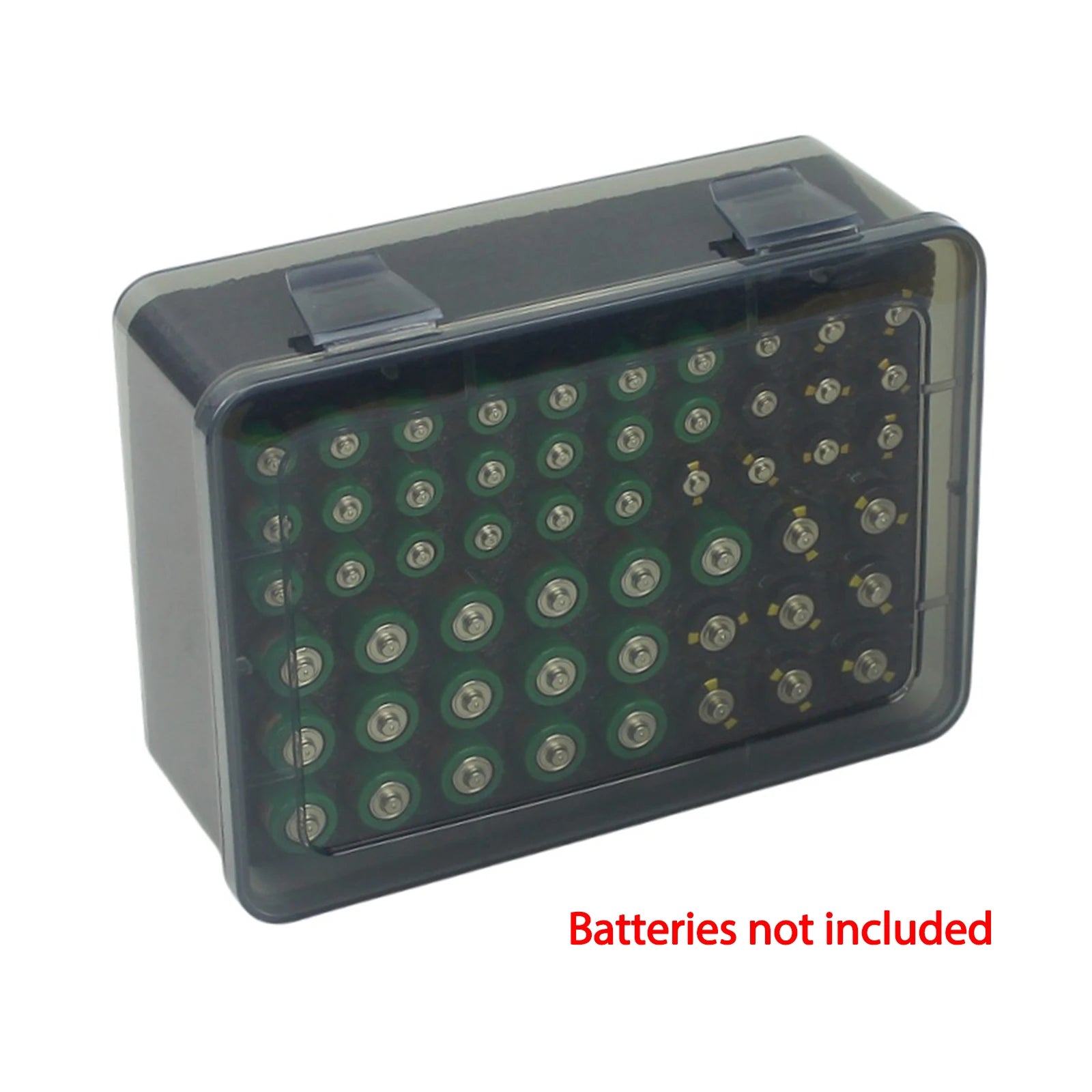 54 Slot Battery Storage Case Holds 24*AA + 30*AAA Batteries Storage Organizer, Battery Box, Home Drawer Organization Dispenser