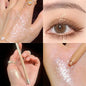 Sweet Mint Lying Silkworm Pencil Galaxy Glitter Eyeshadow Pen Long-lasting Waterproof Shiny Eyeliner Outline Pen Stick Makeup