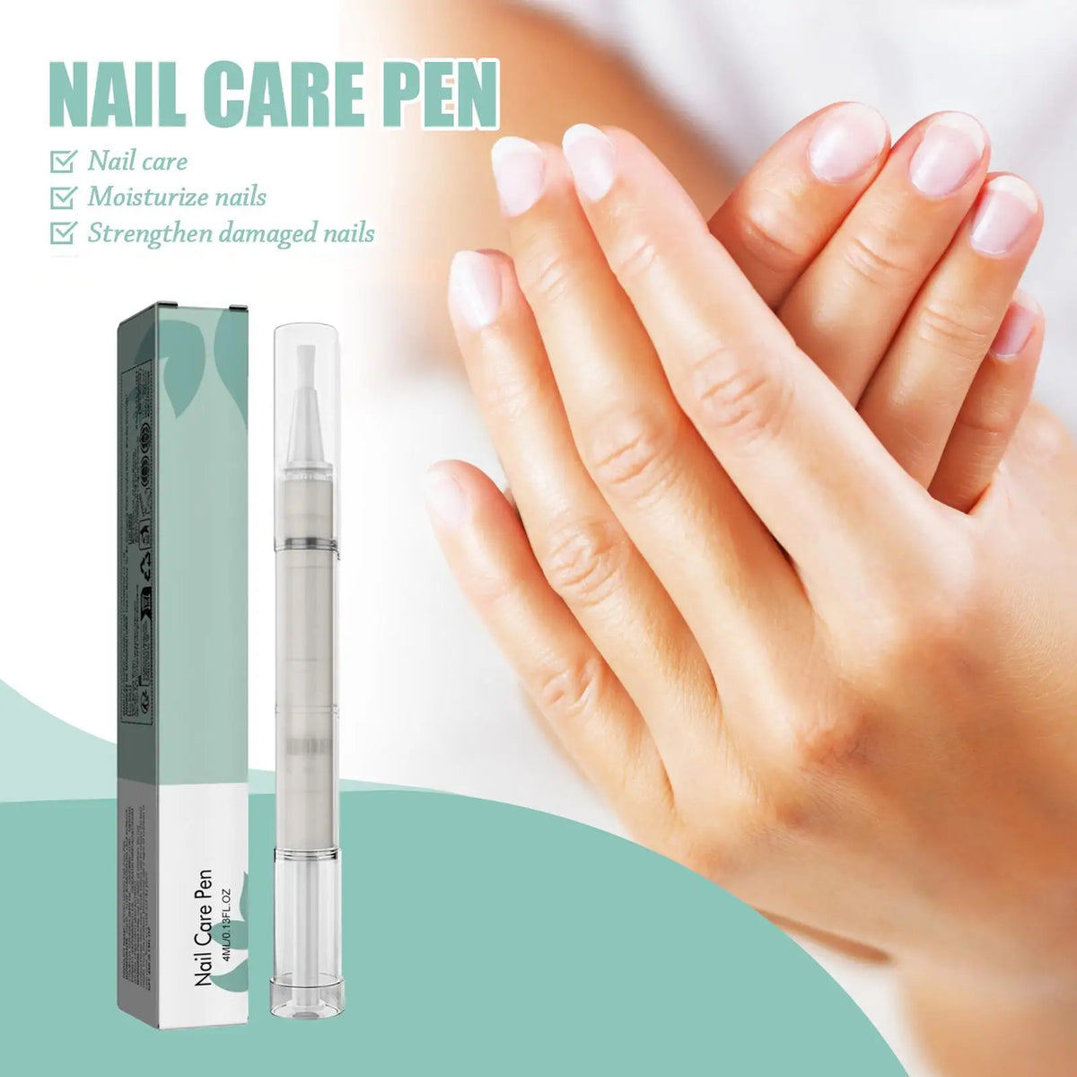 Nail Care Pen Fingernails Toenail Tea Tree Oil for Nails Cuticle Repair Nail Treatment Nail Nutrition Vitamin E Aloe Nail Pen