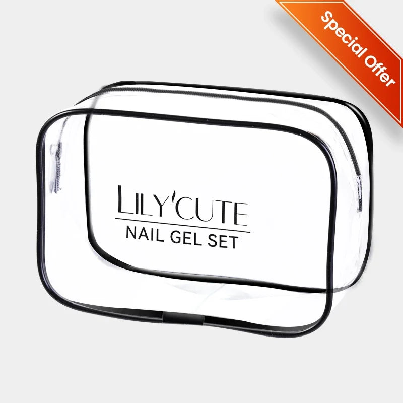 Blushimmer LILYCUTE 7ML colorful gel nail polish with 129 shades, long-lasting semi-permanent UV gel for manicures and nail art.
