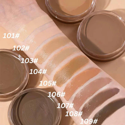 Blushimmer 9-color high coverage concealer with waterproof foundation and BB cream for face makeup, anti-dark circles and freckles.