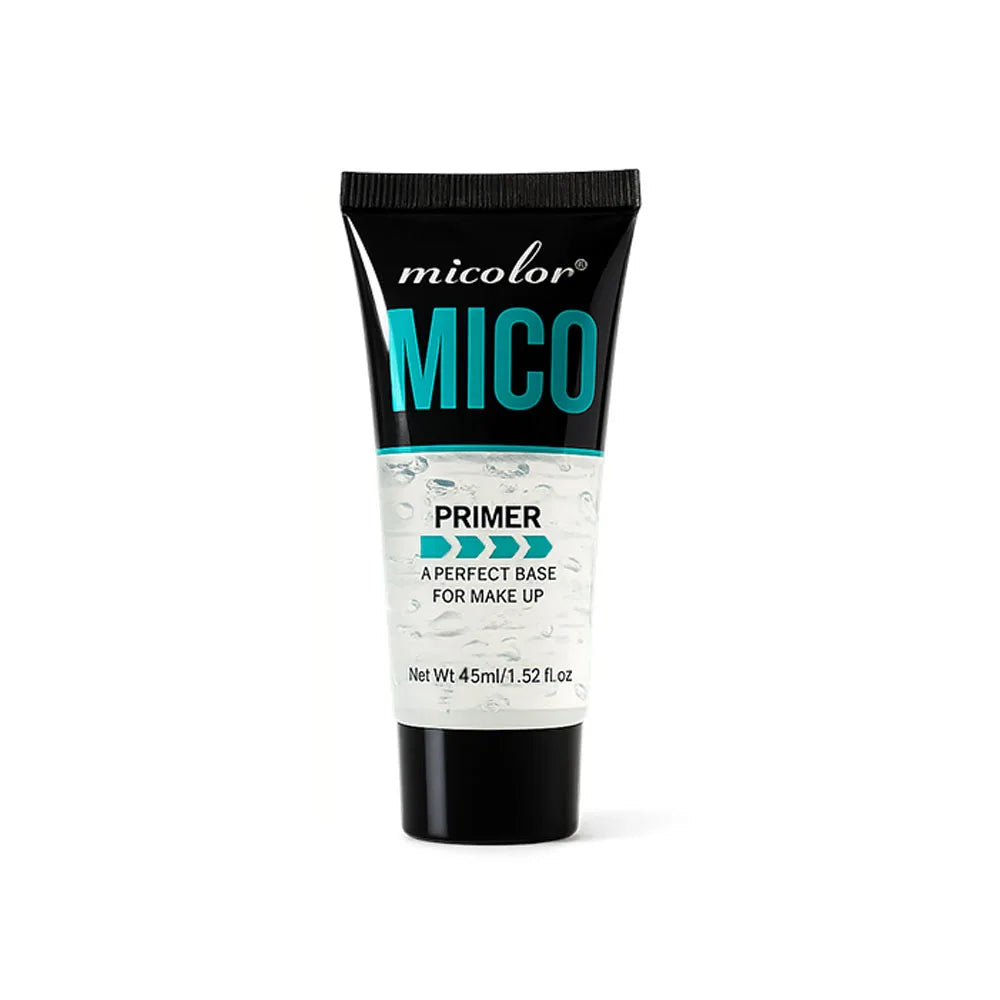 Blushimmer makeup primer tube showing long-lasting, moisturizing, waterproof, quick-drying formula for smooth application.