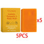 Lemon Turmeric Kojic Acid Soap Massage Handmade Soap For Bath For Deep Cleansing Exfoliation Body Moisturizing Smooth Body Care
