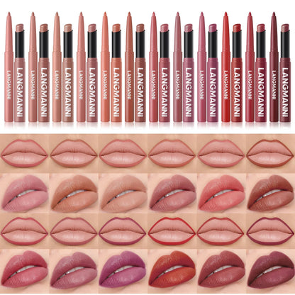 Blushimmer waterproof lipliner and lipstick set in sleek packaging, designed for smudge-proof, fade-resistant, durable lip makeup.
