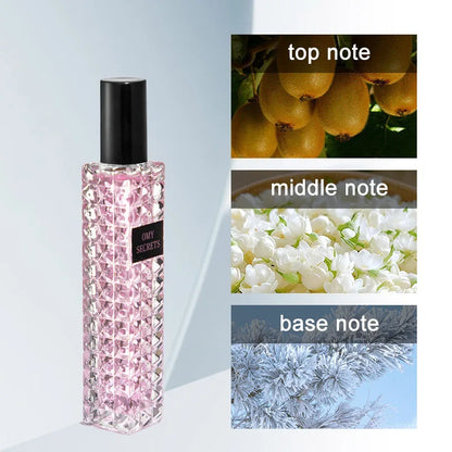 Blushimmer French Rivet Series perfume for women, floral Eau de Toilette with pheromones, high-quality deodorizer, elegant bottle