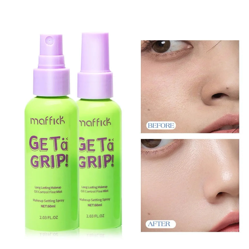 Blushimmer cooling makeup setting spray in 60ml bottle, oil-control, hydrating, waterproof, long-lasting, suitable for all skin types.
