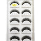 Five pairs of Blushimmer natural 3D mink false eyelashes with soft wispy, fluffy style for beauty and makeup looks.