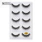 3/5 Pairs Hot Sale Natural Long 3D Mink Lashes Soft Short Faux Cils Handmade Fake Lashes Makeup Tool Eyelash Extension maquiagem