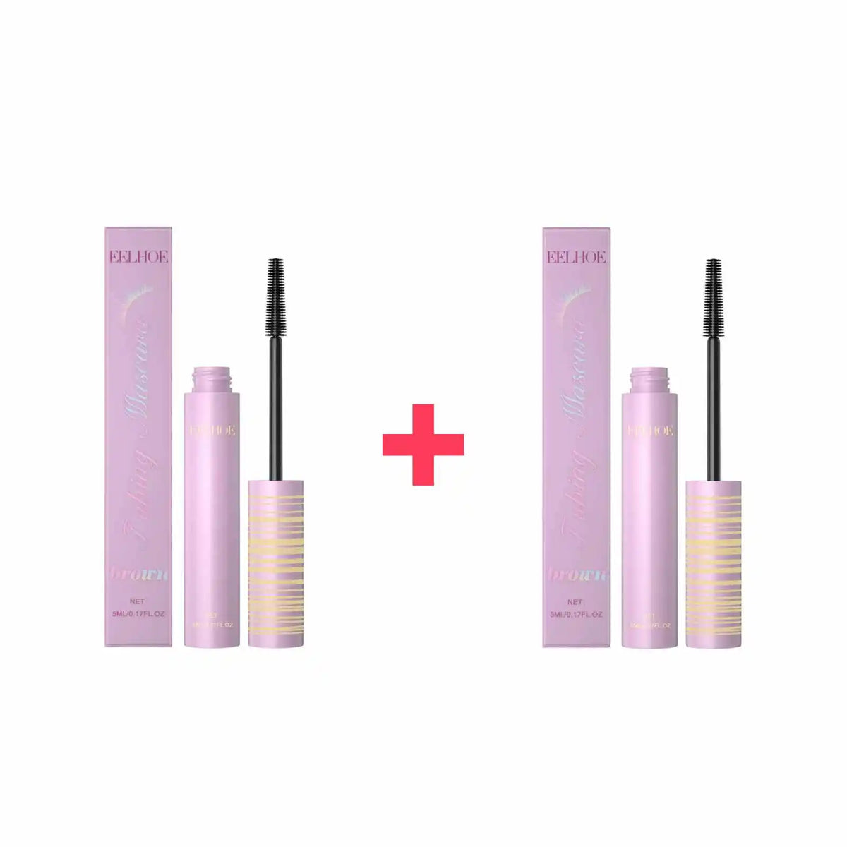 Blushimmer Eelhoe Curling Mascara with black waterproof formula, lengthening and volumizing eyelashes, 5ml tube.