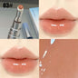 Blushimmer Mingli long-lasting moisturizing lip gloss in vibrant orange, perfect for spring and summer lip care.