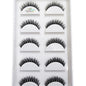Set of five natural 3D mink false eyelashes by Blushimmer, featuring dramatic cat-eye style for makeup and beauty looks.