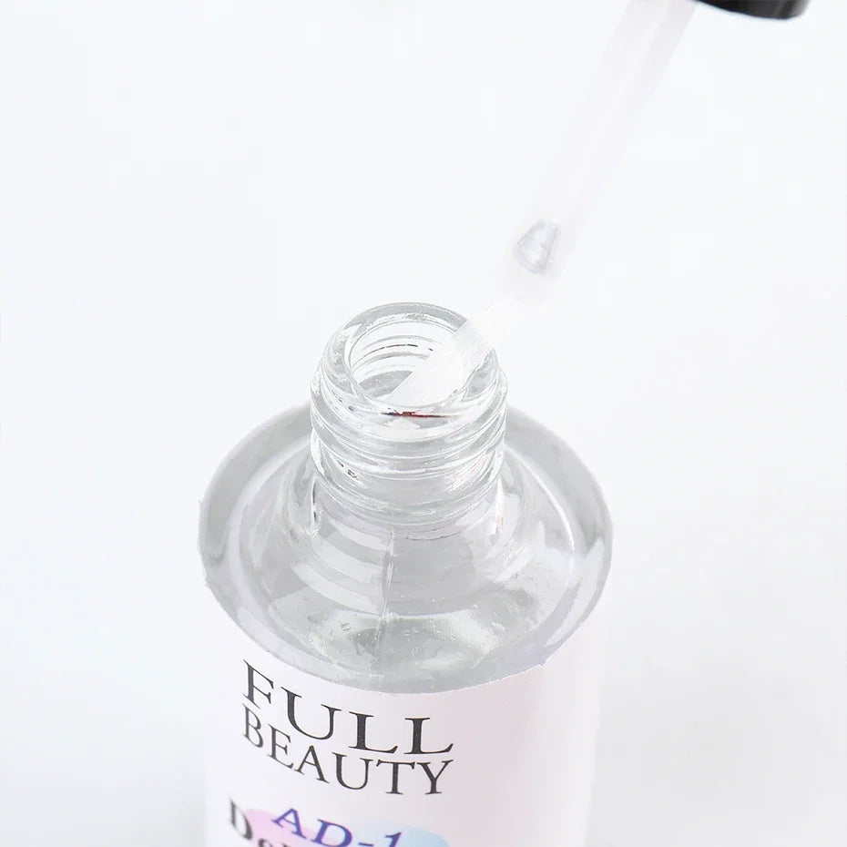Blushimmer 15ml nail glue remover liquid for false nail tips and gel debonder, fast dissolving for false and press-on nails.