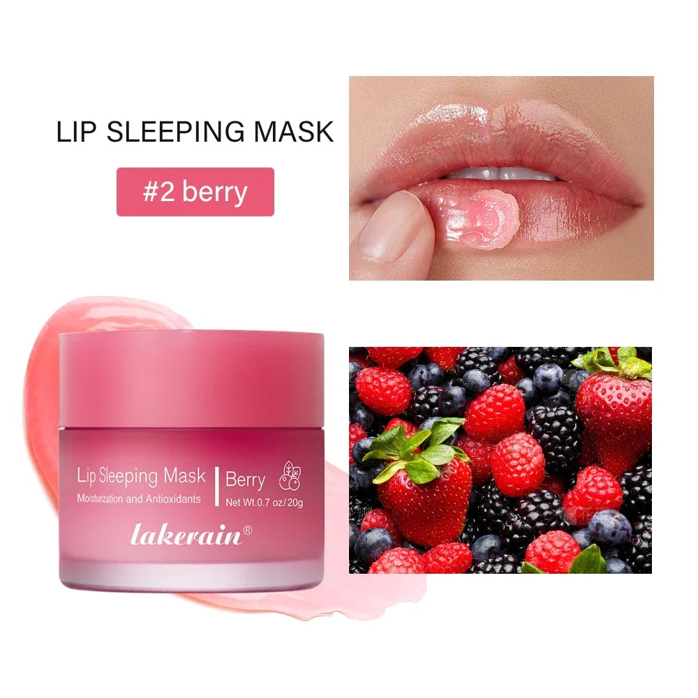 Blushimmer moisturizing sleeping lip mask in a 20g jar, designed to hydrate, reduce lip lines, and soothe lips overnight.