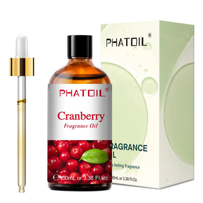 Blushimmer PHATOIL 100ml aromatherapy fragrance oil set with coconut, vanilla, strawberry, cherry, and lemon scents for diffusers.