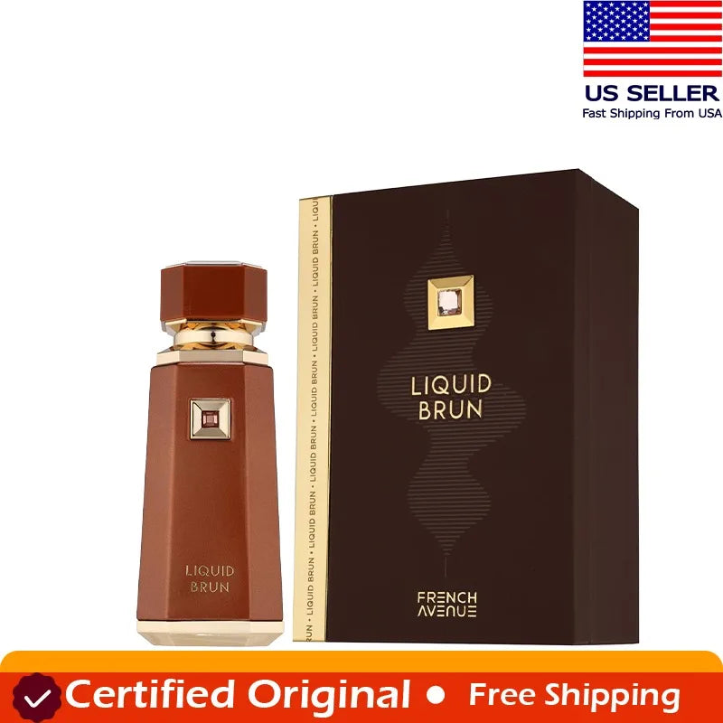 Liquid Brun Eau De Parfum for Men by Blushimmer, 100ml, long-lasting pheromone fragrance with masculine scent.