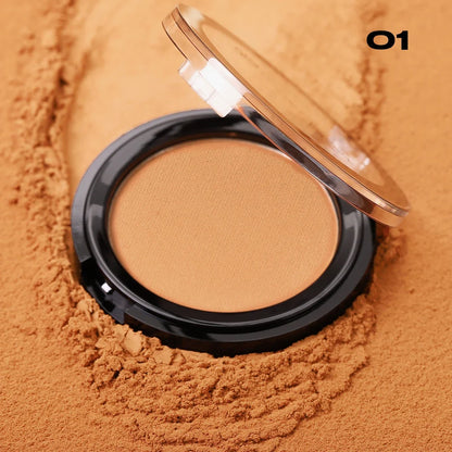 Blushimmer professional matte contour powder palette with bronzer and highlighter for 3D face shaping and long-lasting makeup.