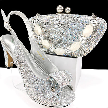 Elegant Italian shoes and matching bags set by EdleessFashion, showcasing luxurious design and stylish accessories.