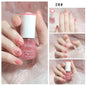Blushimmer no-bake nail polish with glitter sequins, quick dry UV nail varnish, suitable for nail art without a lamp.