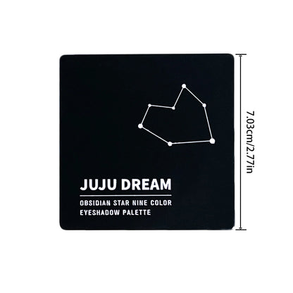 9-Shade Eyeshadow Palette - Black Swan Smoky Glitter & Matte