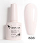 Blushimmer Venalisa HEMA TPO free glitter gel nail polish in pink nude for UV and LED French manicures with full coverage.