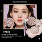 Blushimmer The Flower Knows Little Angel Collection face powder palette with highlighter, contour, and illuminating shades in 8g compact