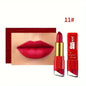 Blushimmer 12-color creamy moisturizing lipstick palette with long-lasting lipsticks in various shades, ideal for women and beginners.