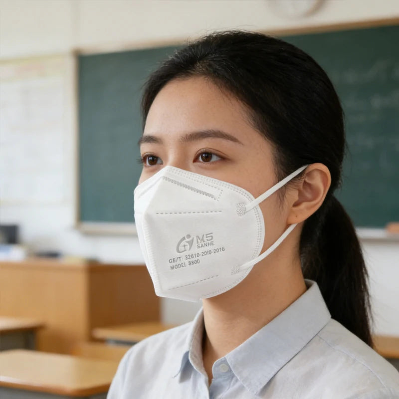 KN95 Facemask  Masks Are Dust-proof and Breathable Disposable Protective Mask Outdoor Health Safety Protective Safety Protection