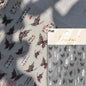 Shiny Jelly Butterfly 5D nail art sticker with rhinestones and insect design on a clear background, perfect for DIY manicure decoration.