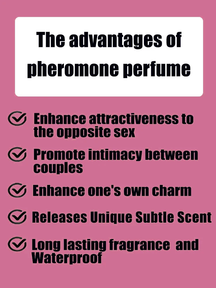 Blushimmer pheromone perfume bottle showing the elegant packaging, designed to attract men and women with a long-lasting, attractive fragrance.