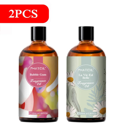 Blushimmer PHATOIL fragrance oil with coconut, vanilla, bubble gum, sea breeze, and white musk scents for candles and soap making