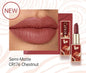 Blushimmer CATKIN velvet matte lipstick tube with hydrating satin finish and smooth creamy texture, 3.6g.