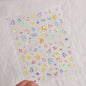 Dream Flower window shell light nail art sticker by Blushimmer, featuring Japanese flower self-adhesive decals for press-on nail decoration.