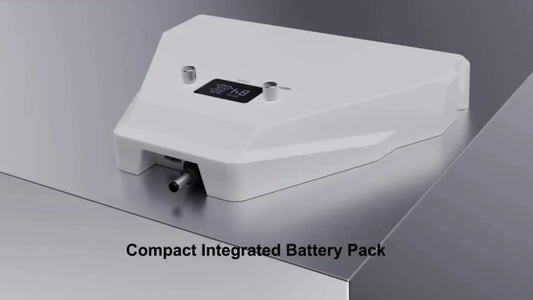 BackupMyFilesNow® 35000mAh high power bank with LCD display, USB-C, portable battery charger for Starlink Mini and smart app compatibility.