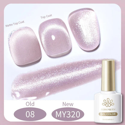 Blushimmer Born Pretty 117 Colors Cat Magnetic Gel Nail Polish 10ml bottle with semi-permanent, full coverage, vibrant manicure varnish