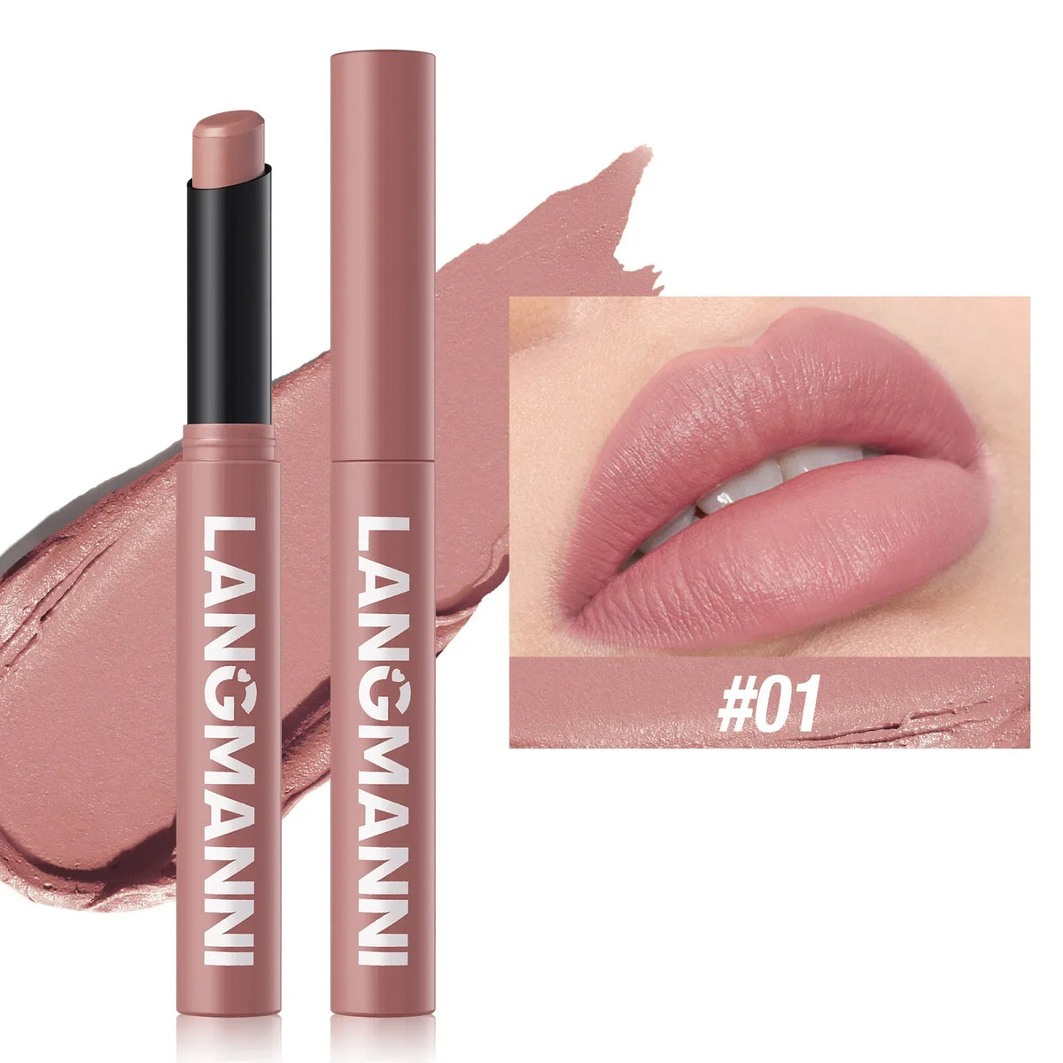 Blushimmer 12-color matte lipstick set featuring long-lasting, waterproof velvet finish lip colors in sleek lipstick pen packaging.