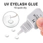 Blushimmer JOMAY black eyelash extension glue with fast 0.5 sec drying time, UV resistant, and lash remover for professional lash extensions