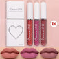 Blushimmer 3-piece matte lipstick and lip gloss set, waterproof, non-fading, long-lasting, perfect for everyday or holiday use.
