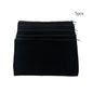 5pcs Blank Canvas Zipper Pouch Bulk, Makeup Bag Pencil Case For Cosmetic & DIY Crafts, Independence Day