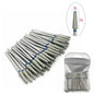 50pc Diamond Nail Drill Cuticle Clean Bit Set Milling Cutter for Manicure Electric  Bits Accessories Dead Skin Remove Tool