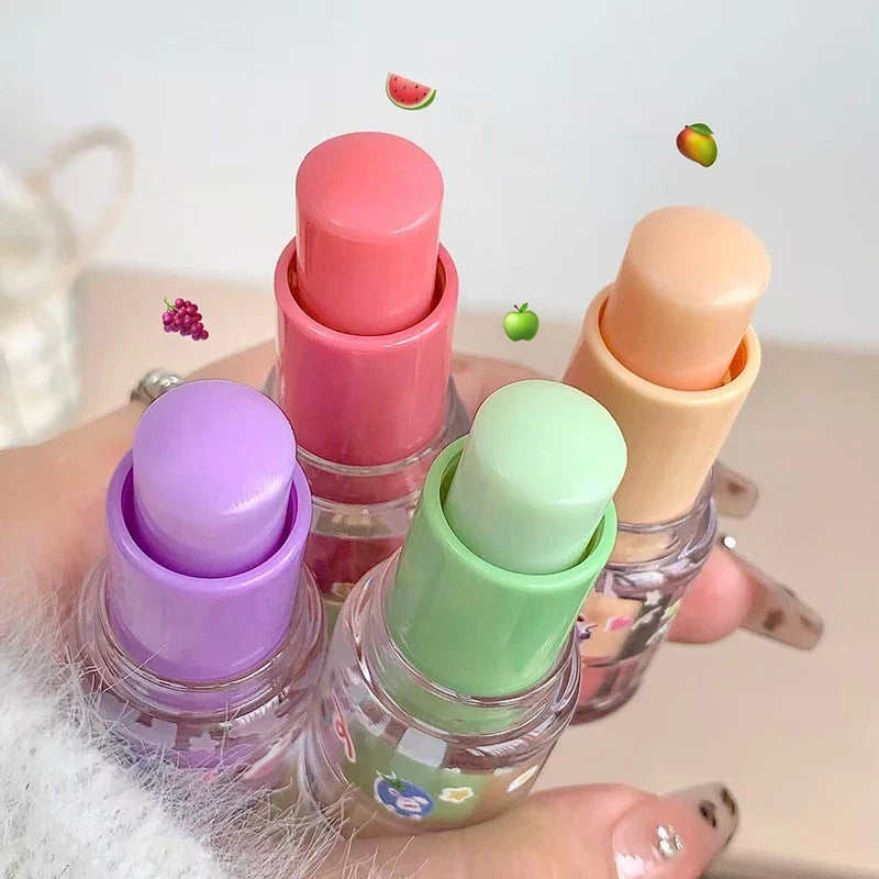 Blushimmer Gege Bear fruit-flavored lip balm keychain pendant with moisturizing, long-lasting lipstick and cute design