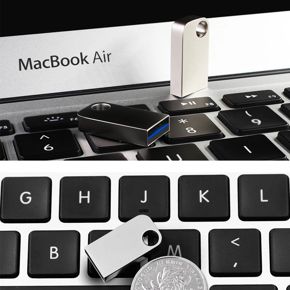 Super Mini Pendrive USB 3.0 Metal 128GB USB Flash Drive 512GB Pen Drive Waterproof Memoria Storage U Disk Flash Memory Stick 2TB