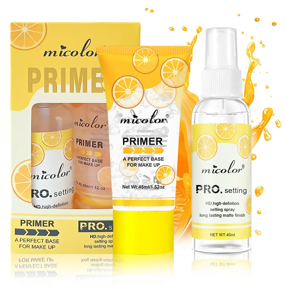 Blushimmer transparent jelly primer makeup base in a clear 45ml jar, long-lasting pre-makeup cream for smooth skin.