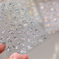 Shiny Blushimmer Jelly Butterfly 5D nail art sticker with rhinestones and insect design for DIY manicure decoration